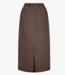 Samsøe Samsøe Rok Sava skirt 14485 chocolate torte