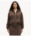 Samsøe Samsøe Vest Sava hoodie 14485 chocolate torte