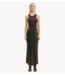 Samsøe Samsøe Rok Saagneta long skirt 12956 forest night