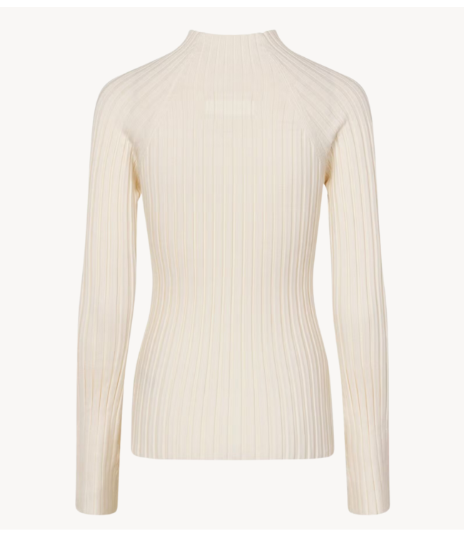 Samsøe Samsøe Top lange mouw Sahelvia Sweater 15357 turtle dove