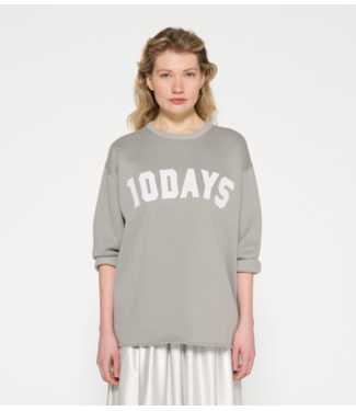 10DAYS Trui statement sweater graphite