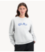 Olaf Trui scribble crewneck htr grey