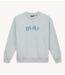 Olaf Trui scribble crewneck htr grey