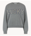 BY-BAR Trui bibi lucky  vintage sweater charcoal