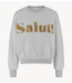 BY-BAR Trui bibi salut sweater grey melee