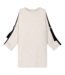 10DAYS Jurk belted raglan dress soft white melee