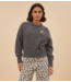 BY-BAR Trui sonny eco pullover dark grey melee