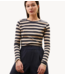 BY-BAR Top  basic ls big stripe top midnight