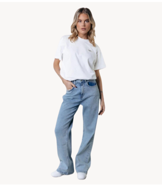 Colourful Rebel Jeans Gaias High Rise Wide Leg Denim Pants