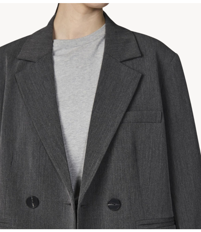 Y.A.S Blazer Yaslikka LS OVERSIZED BLAZER S. NOOS dark grey
