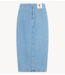 Alix The Label Rok ladies woven The Label maxi denim skirt denim blue