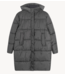 Alix The Label Jas ladies woven bull puffer coat antracite