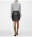 Y.A.S Rok YASLYMA HMW LEATHER SKIRT NOOS black