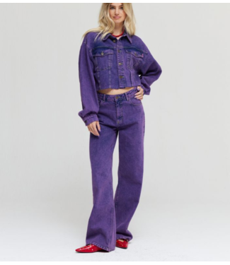 HARPER & YVE Broek Yve vintage violet