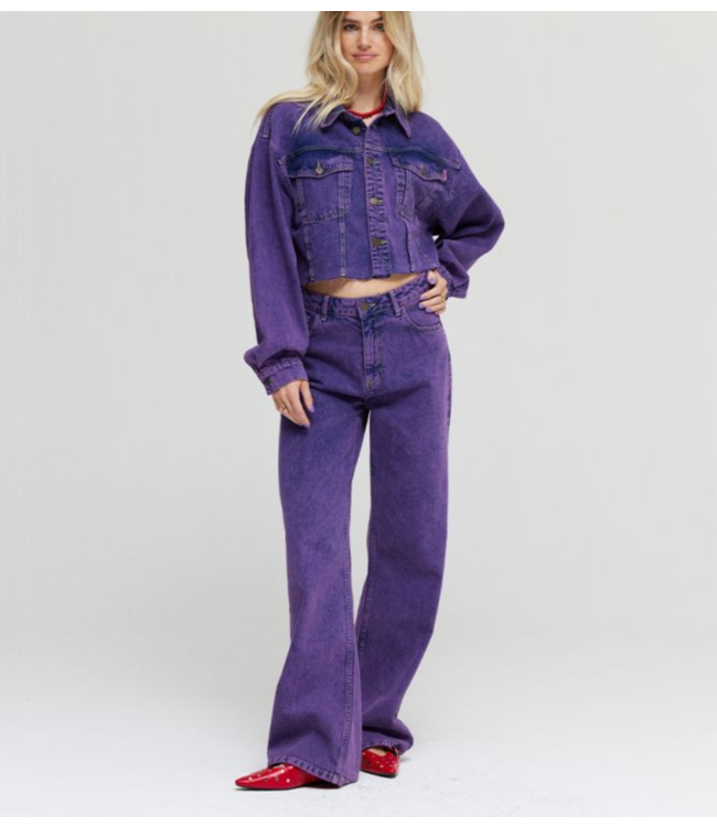 HARPER & YVE Broek Yve vintage violet