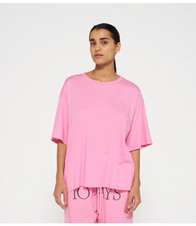 10DAYS T-shirt tee jersey pink