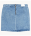 Alix The Label Rok adies woven soft denim fake wrap skirt denim blue