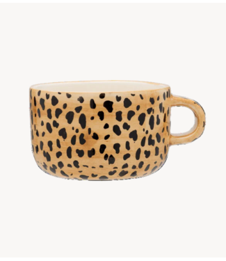 Anna+Nina Mok Leopard Cappuccino Mug  brown