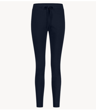 Studio Anneloes Broek Downstairs bonded trousers dark blue ESSENTIALS