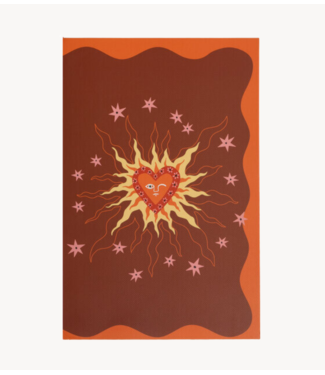All the Luck in the World Notitieboek Notebook Heart Fire