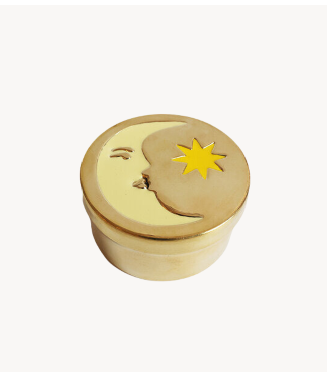 All the Luck in the World Doosje Brass Box Moon