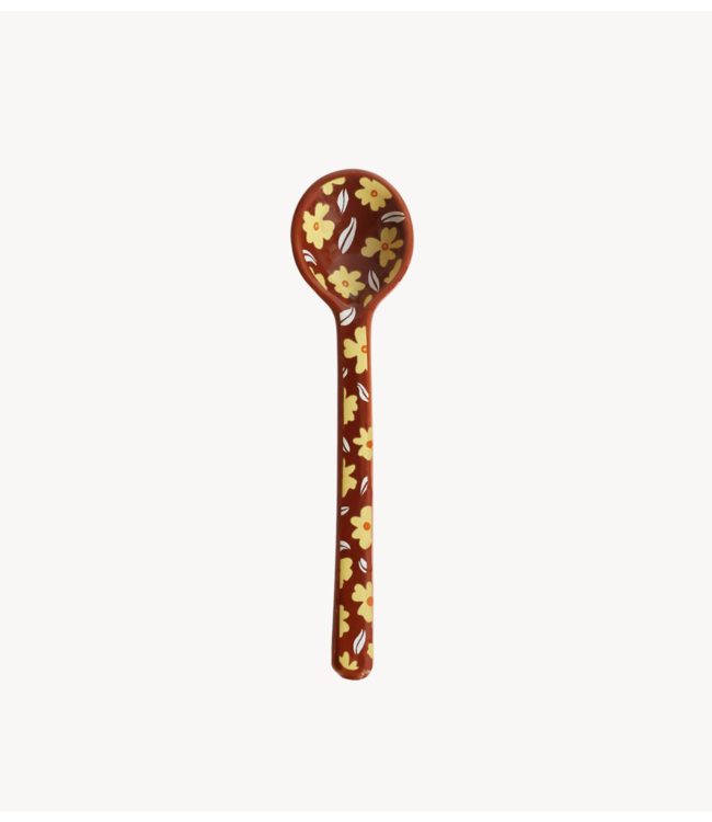 All the Luck in the World Lepel Spoon With Yellow Flowers