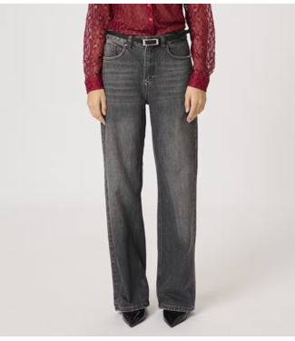 My Essential Wardrobe Jeans 35 THE LOUIS 139 HIGH WIDE Y Dark Grey 34 NOOS