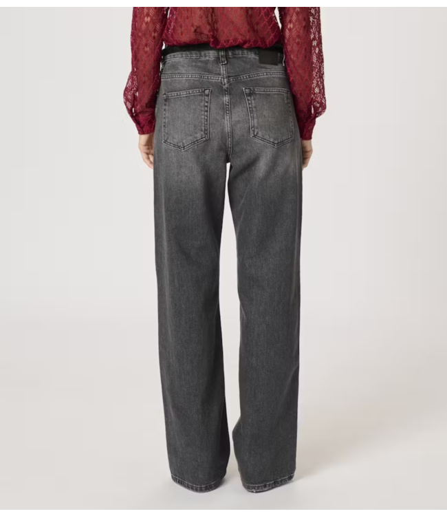 My Essential Wardrobe Jeans 35 THE LOUIS 139 HIGH WIDE Y Dark Grey 32 NOOS