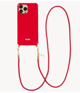 Ateljé Telefoonkoord long Flame red cord
