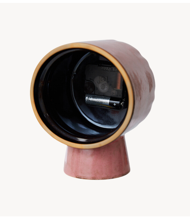 HKLIVING Klok Retro ceramic clock pink