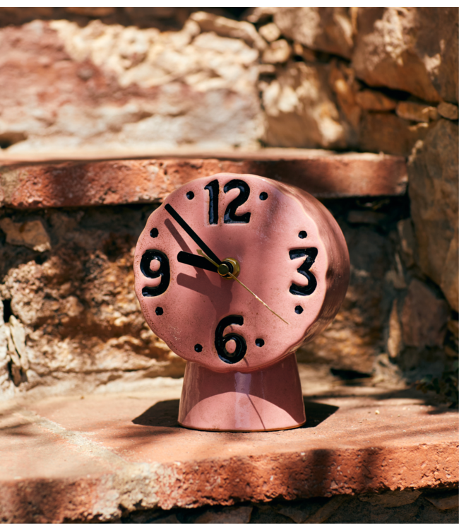 HKLIVING Klok Retro ceramic clock pink