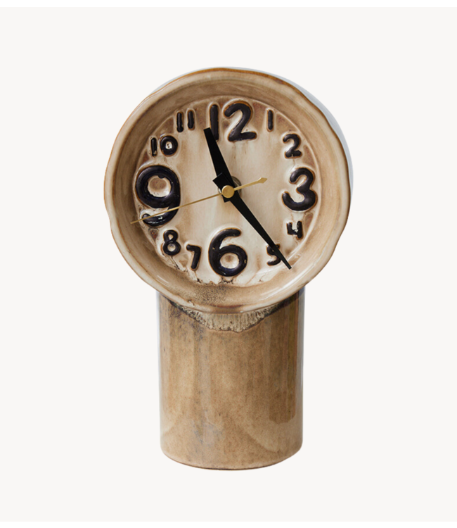HKLIVING Klok Retro ceramic clock cream