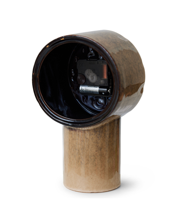 HKLIVING Klok Retro ceramic clock cream