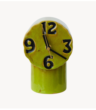 HKLIVING Klok Retro ceramic clock olive