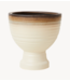 HKLIVING Stoneware plantenpot vanilla