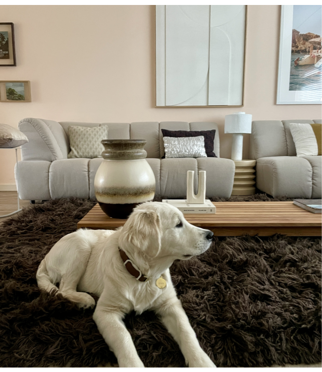 HKLIVING Bank Wave couch: element left divan, cosy, beige