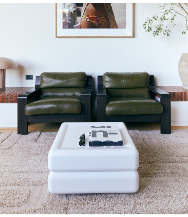 HKLIVING Vloerkleed Tufted rug limestone (200x300cm)