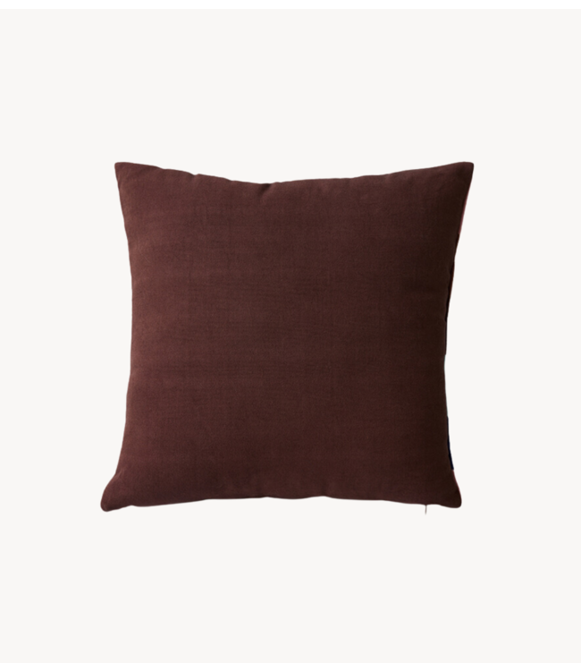HKLIVING Kussen Striped velvet cushion eventide (45x45cm)