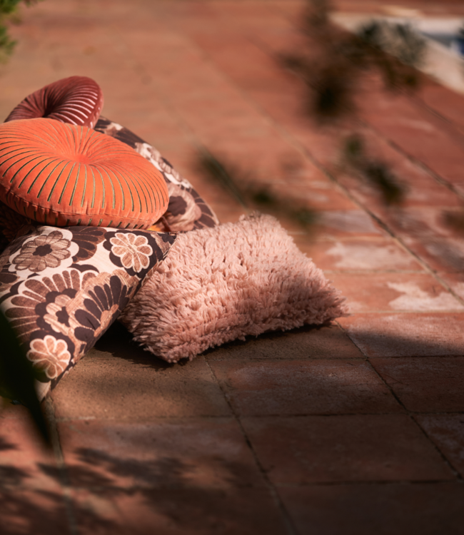 HKLIVING Kussen Fluffy cushion blush (65x40cm)