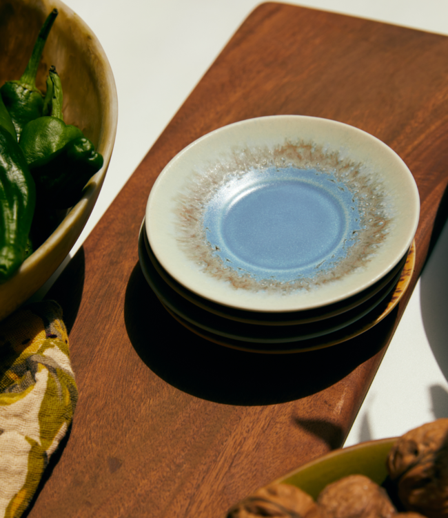 HKLIVING Bord 70s ceramics: saucer azure