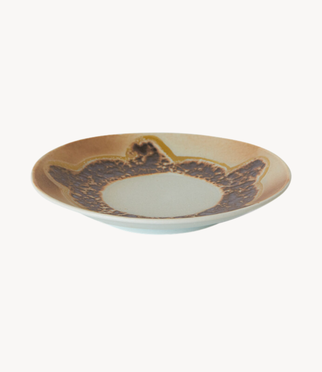 HKLIVING Bord 70s ceramics: saucer rocky