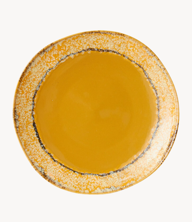 HKLIVING Bord 70s ceramics: side plates paradise (set of 2)