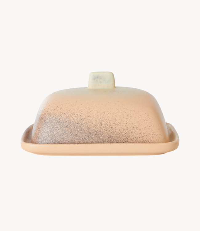 HKLIVING Botervloot 70s ceramics: butter dish breeze