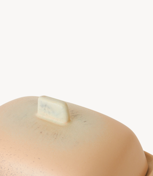 HKLIVING Botervloot 70s ceramics: butter dish breeze