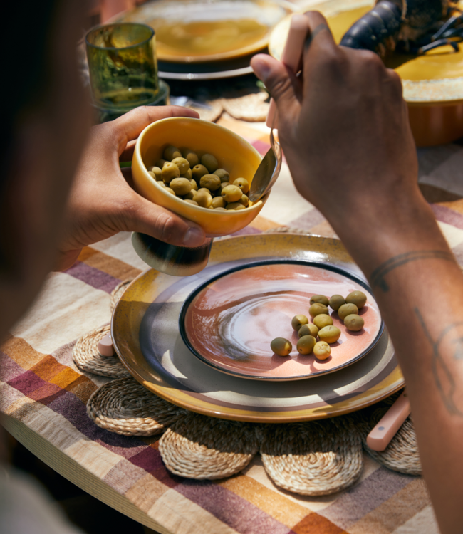 HKLIVING Kom 70s ceramics: tapas bowl on base S sunshade
