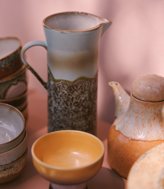 HKLIVING Karaf 70s ceramics: jug shell