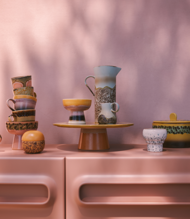 HKLIVING Karaf 70s ceramics: jug shell