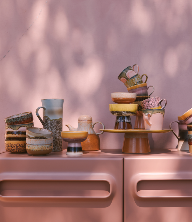 HKLIVING Karaf 70s ceramics: jug shell