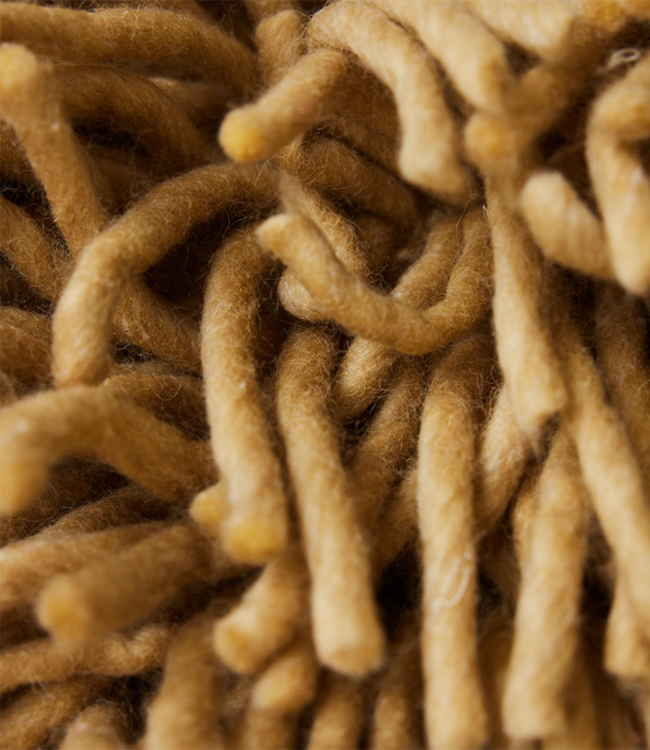 HKLIVING Kussen Rugged woolen cushion olive (50x50cm)