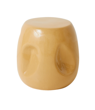 HKLIVING Bijzettafel Currents ceramic side table sand